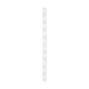 Shelved by Mackie Double Slotted Wall Upright White