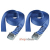 Master Lock Cargo Strap 2 x 2.5 Meter Tie Down Two Pack With Buckle